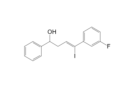 4-(3'-Fluorophenyl)-4-iodo-1-phenylbut-3-en-1-ol