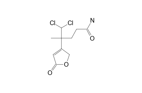 5,5-DICHLORO-4-METHYL-4-(5-OXO-TETRAHYDROFURAN-3-YL)-PENTANAMIDE