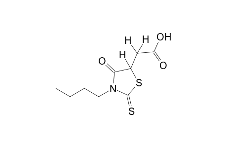 3-butyl-4-oxo-2-thioxo-5-thiazolidineacetic acid