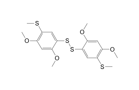 Disulfide, bis[2,4-dimethoxy-5-(methylthio)phenyl]