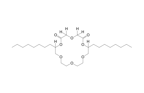 8,18-dioctyl-1,4,7,10,13,16-hexaoxacyclooctadecane-2,6-dione