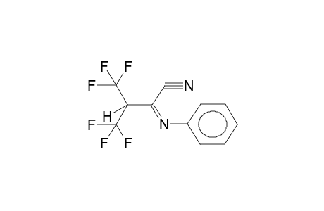 ALPHA-(N-PHENYLIMINO)-BETA-HYDROPERFLUOROISOVALERONITRILE