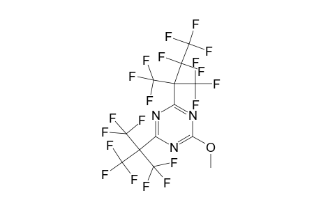 2-Methoxy-4-[2,2,3,3,3-pentafluoro-1,1-bis(trifluoromethyl)propyl]-6-[2,2,2-trifluoro-1,1-bis(trifluoromethyl)ethyl]-1,3,5-triazine