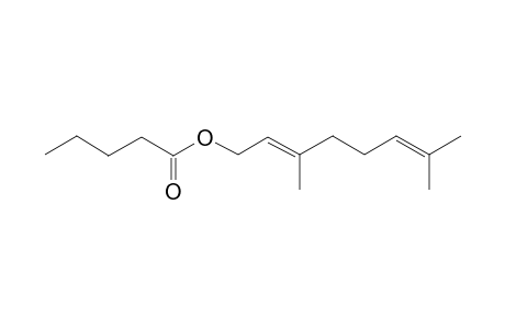 Geranyl pentanoate