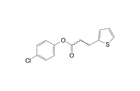 2-thiopheneacrylic acid, p-chlorophenyl ester