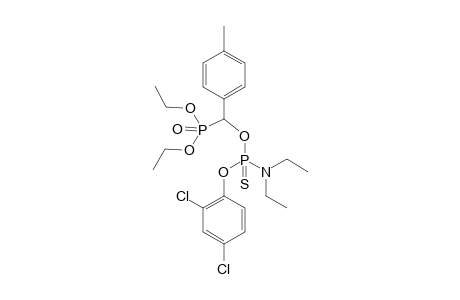 O-2,4-dichlorophenyl O-(diethoxyphosphoryl)(p-tolyl)methyl diethylphosphoramidothioate