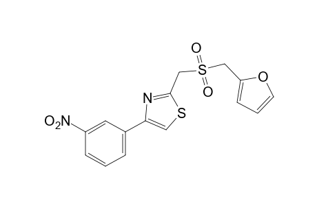 2-[(furfurylsulfonyl)methyl]-4-(m-nitrophenyl)thiazole