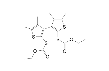 2,2'-Bis(ethoxycarbonylthio)-4,4',5,5'-tetramethyl-3,3'-dihienyll