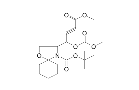 1-Oxa-4-azaspiro[4.5]decane-4-carboxylic acid, 3-[1,4-bis(merhoxycarbonyl)-1-oxa-3-butyn-2-yl]-, t-butyl ester