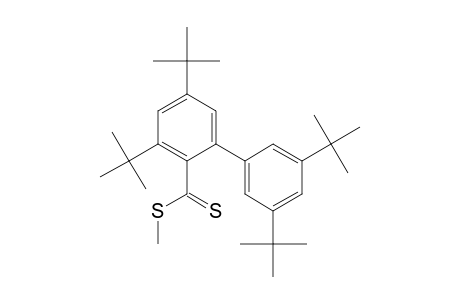 Methyl 3,3',5,5'-tetra-(t-butyl)-biphenyl-2-dithiocarboxylate