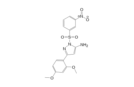 1H-pyrazol-5-amine, 3-(2,4-dimethoxyphenyl)-1-[(3-nitrophenyl)sulfonyl]-