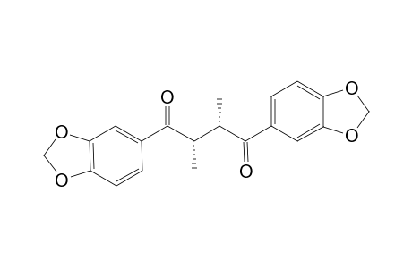 (S,S)-(2S,3S)-1,4-BIS-(BENZO-[D]-[1,3]-DIOXOL-6-YL)-2,3-DIMETHYLBUTANE-1,4-DIONE