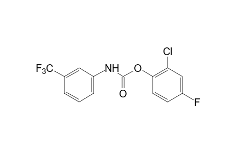 m-(trifluoromethyl)carbanilic acid, 2-chloro-4-fluorophenyl ester