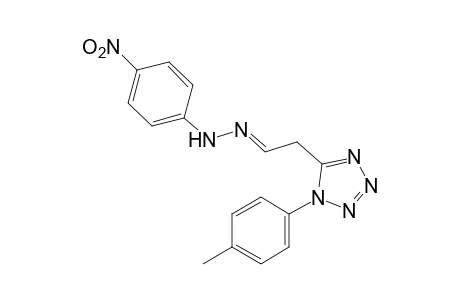 1-p-tolyl-1H-tetrazole-5-acetaldehyde, (p-nitrophenyl)hydrazone