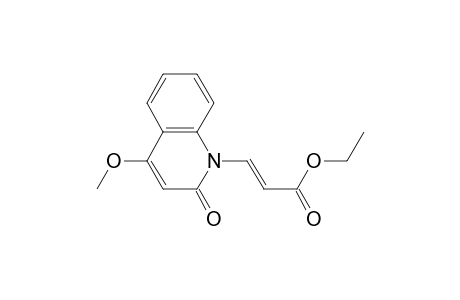(E)-(1,2-DIHYDRO-4-METHOXY-2-OXO-1-CHINOLINYL)-ACRYLIC-ACID-ETHYLESTER