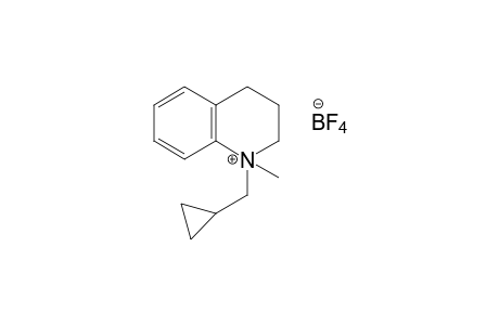 1-(cyclopropylmethyl)-1-methyl-1,2,3,4-tetrahydroquinolinium tetrafluoroborate(1-)