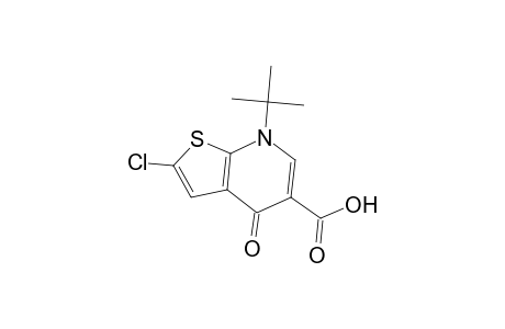 2-CHLORO-7-(TERT.-BUTYL)-4,7-DIHYDRO-4-OXOTHIENO-[2.3-B]-PYRIDINE-5-CARBOXYLATE