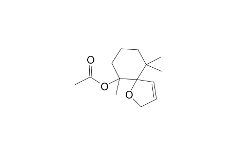 1-Oxaspiro[4.5]dec-3-en-6-ol, 6,10,10-trimethyl-, acetate