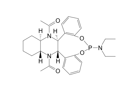 1,1'-((11bS,12aR,16aR,17aS)-6-(diethylamino)-12a,13,14,15,16,16a-hexahydrodibenzo[4,5:8,9][1,3,2]dioxaphosphonino[6,7-b]quinoxaline-12,17(11bH,17aH)-diyl)diethanone