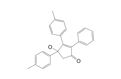 4-Hydroxy-3,4-bis(p-tolyl)-2-phenylcyclopent-2-en-1-one