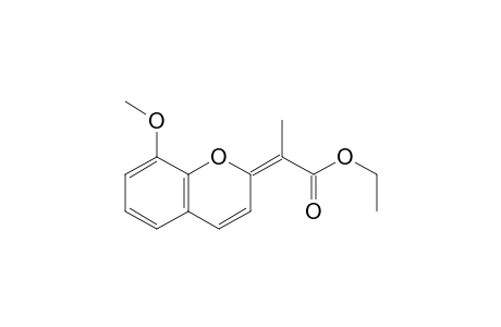 (E)-ethyl 2-(8-methoxy-2H-chromen-2-ylidene)propanoate