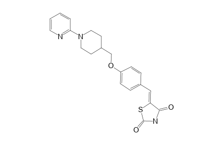 5-[4-[[1-(Pyridin-2-yl)piperidin-4-yl]methoxy]phenylmethylene]thiazolidione-2,4-dione