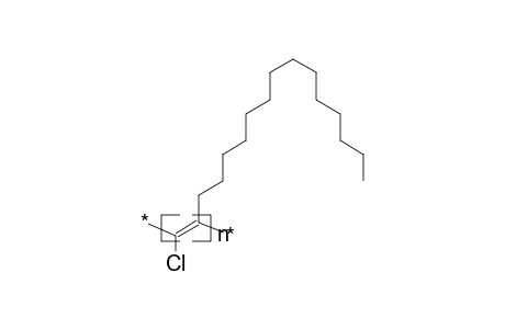 Poly(1-chloro-2-tetradecylvinylene)