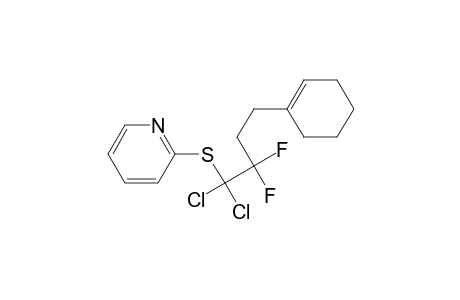 2-[1,1-bis(chloranyl)-4-(cyclohexen-1-yl)-2,2-bis(fluoranyl)butyl]sulfanylpyridine