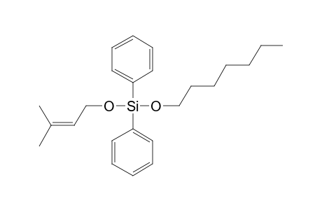 Silane, diphenyl(3-methylbut-2-en-1-yloxy)heptyloxy-