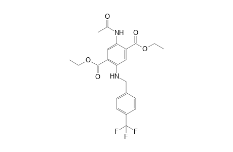 diethyl 2-acetamido-5-[4-(trifluoromethyl)benzylamino]terephthalate