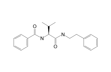 N-((1S)-2-Methyl-1-{[(2-phenylethyl)amino]carbonyl}propyl)benzamide