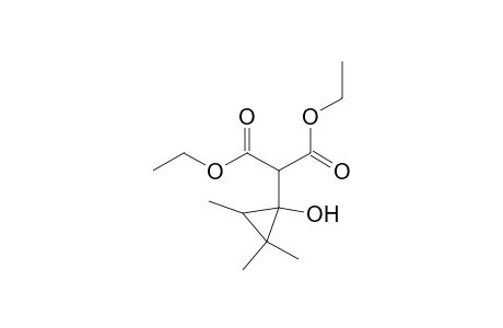 2-(1-hydroxy-2,2,3-trimethyl-cyclopropyl)malonic acid diethyl ester
