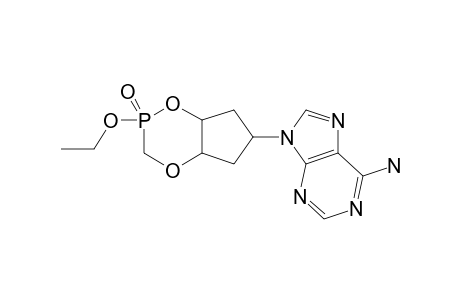 3',4'-CYCLIC-ESTER-OF-9-[(1'-BETA,3'-ALPHA,4'-BETA)-4'-[ETHOXY-(HYDROXY)-PHOSPHORYLMETHOXY]-3'-HYDROXYCYCLOPENTYL]-ADENINE;MAJOR-ISOMER