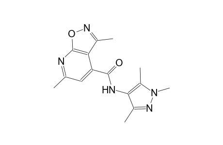 isoxazolo[5,4-b]pyridine-4-carboxamide, 3,6-dimethyl-N-(1,3,5-trimethyl-1H-pyrazol-4-yl)-