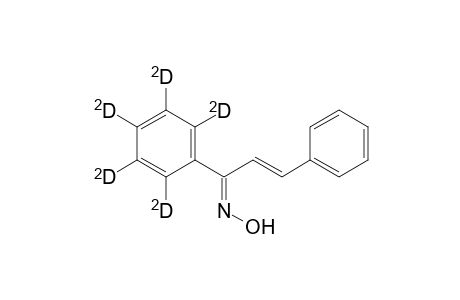 2-Propen-1-one, 3-phenyl-1-(phenyl-D5)-, oxime