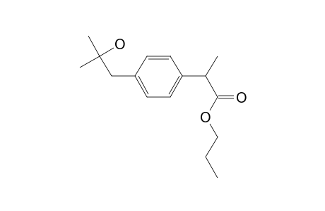 2-Hydroxyibuprofen, N-propyl ester