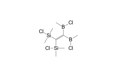 1,1-BIS-(CHLORDIMETHYLSILYL)-2,2-BIS-(CHLORMETHYLBORYL)-ETHENE