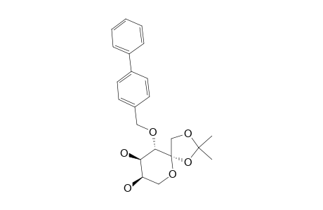 1,2-o-Isopropylidene-3-o-(p-phenylbenzyl)-.beta.-D-fructopyranose