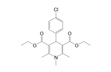 4-(p-Chlorophenyl)-1,4-dihydro-1,2,6-trimethyl-3,5-pyridinedicarboxylic acid, diethyl ester