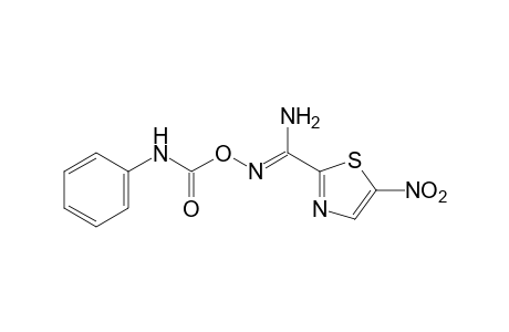 5-nitro-O-(phenylcarbamoyl)-2-thiazolecarboxamidoxime