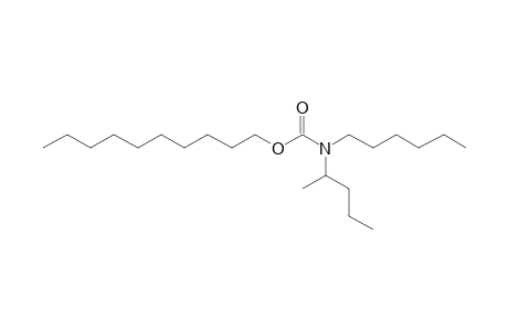 Carbonic acid, monoamide, N-(2-pentyl)-N-hexyl-, decyl ester