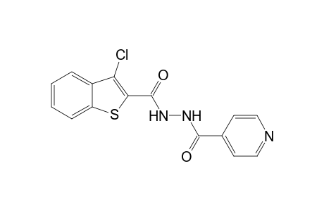 3-Chloro-N-(4-pyridinecarboxamido)-2-thianaphthenecarboxamide