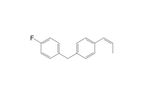 (Z)-1-[4-(4-Fluorobenzyl)phenyl]prop-1-ene