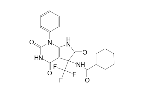 N-[2,4,6-trioxo-1-phenyl-5-(trifluoromethyl)-2,3,4,5,6,7-hexahydro-1H-pyrrolo[2,3-d]pyrimidin-5-yl]cyclohexanecarboxamide