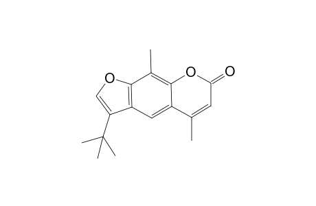 3-Tert-butyl-5,9-dimethyl-7-furo[3,2-g][1]benzopyranone