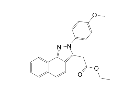 2-[2-(4-methoxyphenyl)-3-benzo[g]indazolyl]acetic acid ethyl ester