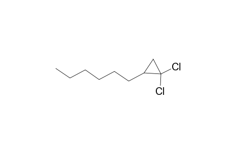Cyclopropane, 1,1-dichloro-2-hexyl-