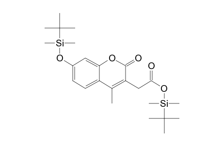 7-(Tert.-butyldimethylsilyl)oxy-4-methylcoumarin-3-acetic acid, tert.-butyldimethylsilyl ester