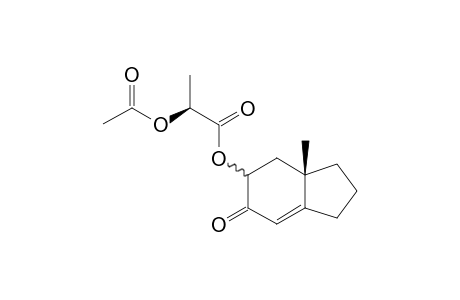 d-ent-5-[1-(Acetoxy)ethylcarbonyloxy]-3a-Methyl-2,3,4,5-tetrahydro-6-oxoind-7-ene isomer