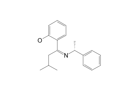 2-{3-Methyl-1-[(1R)-1-phenylethyl]iminobutyl}phenol